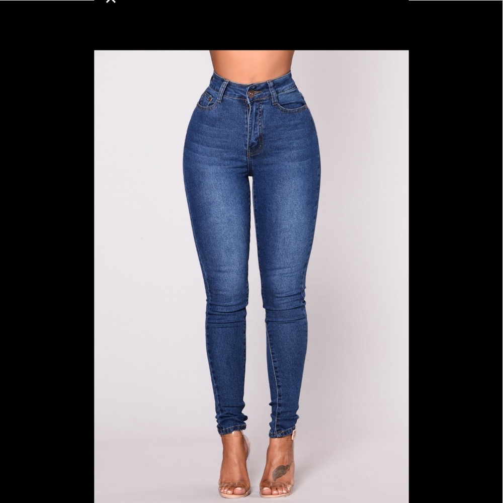 Brand New High Waisted FashionNova Jeans